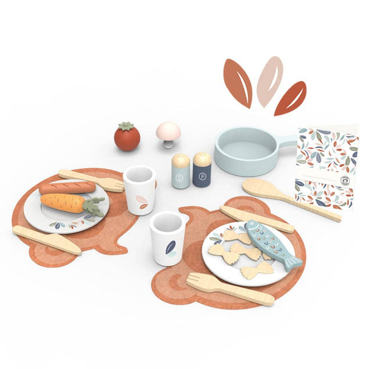 Dining Set - Role play - wooden toys